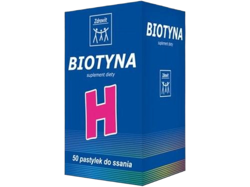 Zdrovit Z biotyną, pastylki do ssania, 100 µg