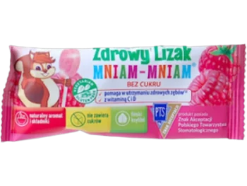 Zdjęcie produktu Zdrowy Lizak Mniam-Mniam, smak malinowy