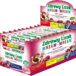 Zdrowy Lizak Mniam-Mniam, smak musująca wiśnia