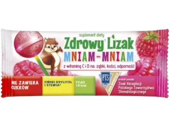 Zdrowy lizak Mniam-Mniam z wit. C i D