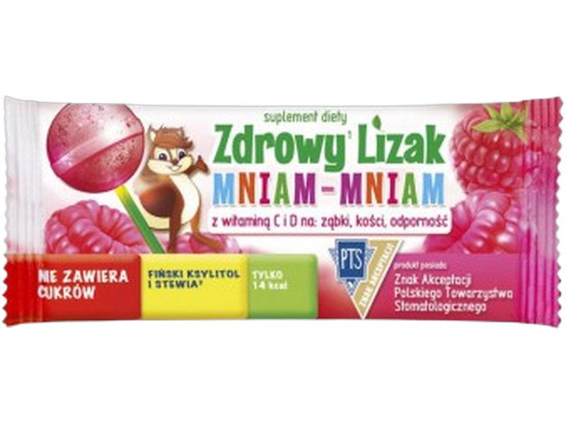 Zdrowy lizak Mniam-Mniam z wit. C i D