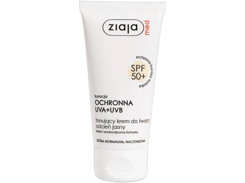 Ziaja Med Ochrona SPF 50+ krem tonujący do twarzy