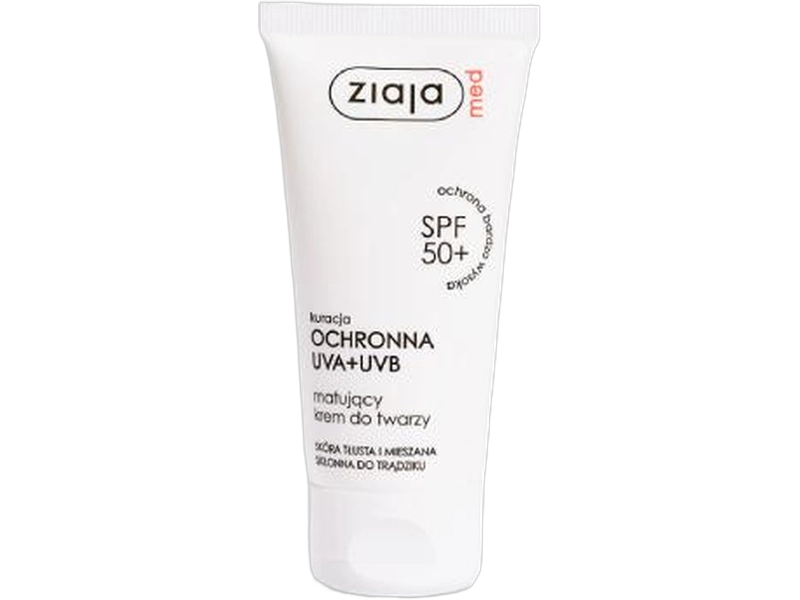 Ziaja Med SPF50+ krem matujący