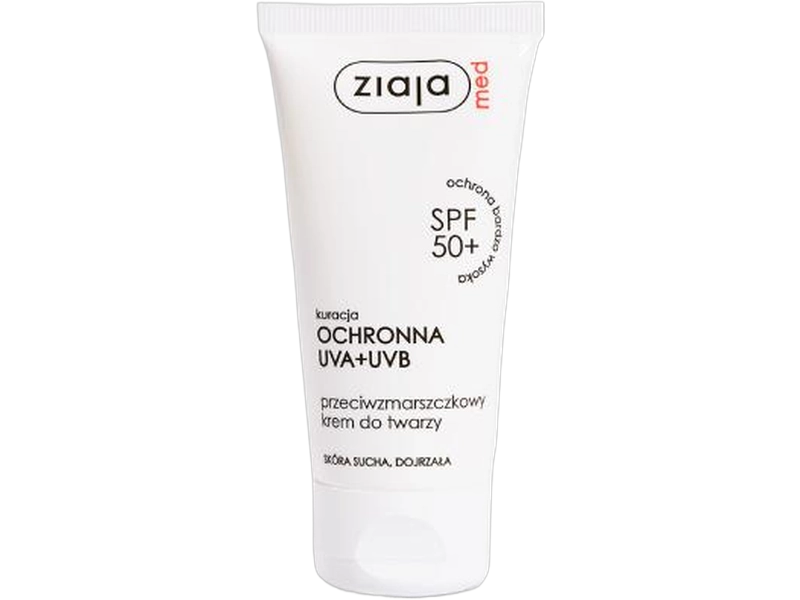 Ziaja Med SPF50+ przeciwzmarszczkowy krem dla skóry suchej i dojrzałej