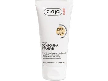 Zdjęcie produktu Ziaja SPF50+ kuracja ochronna krem do opalania tonujący do twarzy skóra normalna i naczynkowa