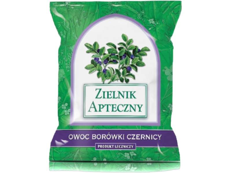 Zielnik apteczny owoc borówki czernicy, zioła do zaparzania, 100 g/100 g