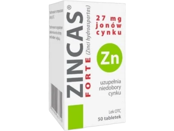 Zdjęcie produktu Zincas Forte, tabletki, 27 mg