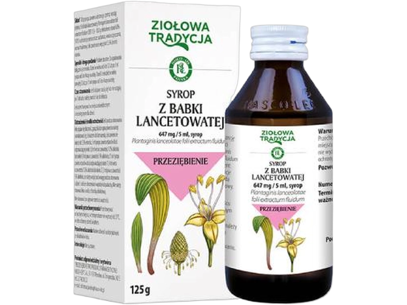 Ziołowa Tradycja Syrop z babki lancetowatej, 10 g/100 g