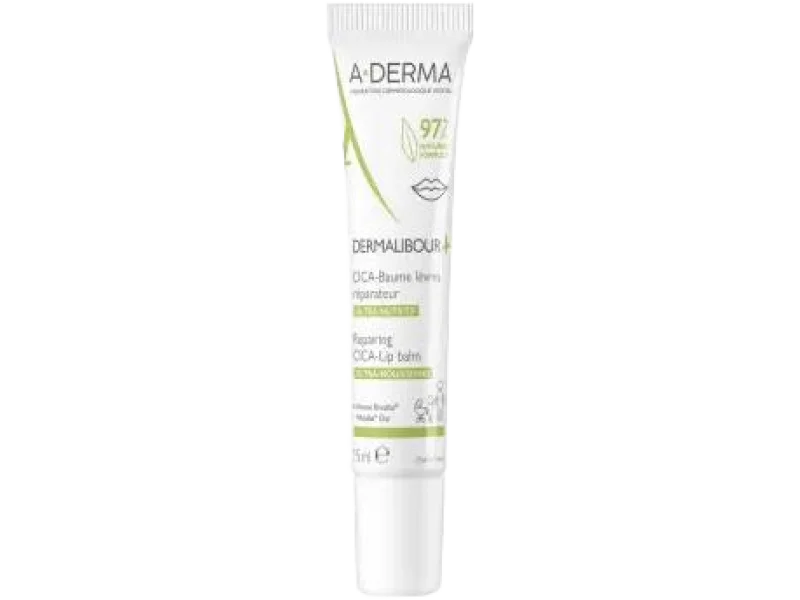 A-DERMA Dermalibour+ CICA Regenerujący balsam do ust