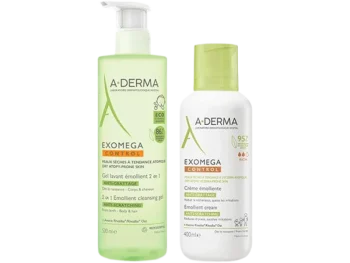 Zdjęcie produktu A-DERMA Exomega Control Żel emolient do mycia 2w1, żel