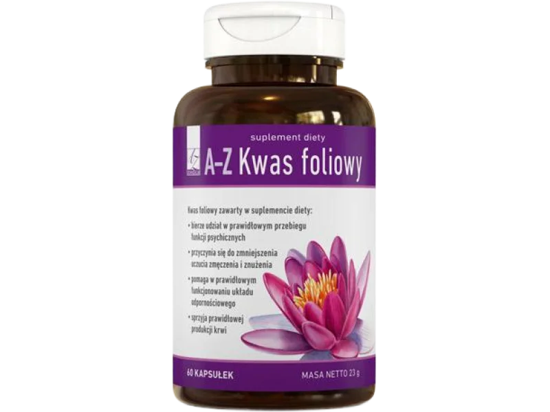 A-Z Kwas foliowy, kapsułki, 600 µg