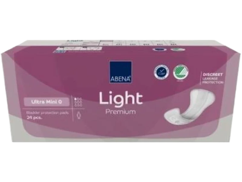 ABENA light premium ultra mini 0, wkładki