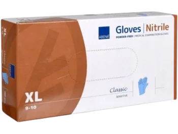 Zdjęcie produktu ABENA NITRILE Rękawiczki nitrylowe bezpudrowe Classic – niebieskie
