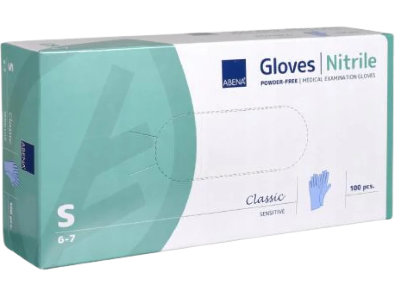 ABENA NITRILE Rękawiczki nitrylowe bezpudrowe Classic