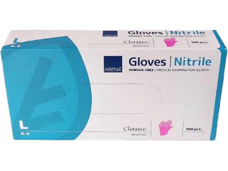 ABENA NITRILE Rękawiczki nitrylowe bezpudrowe diagnostyczne