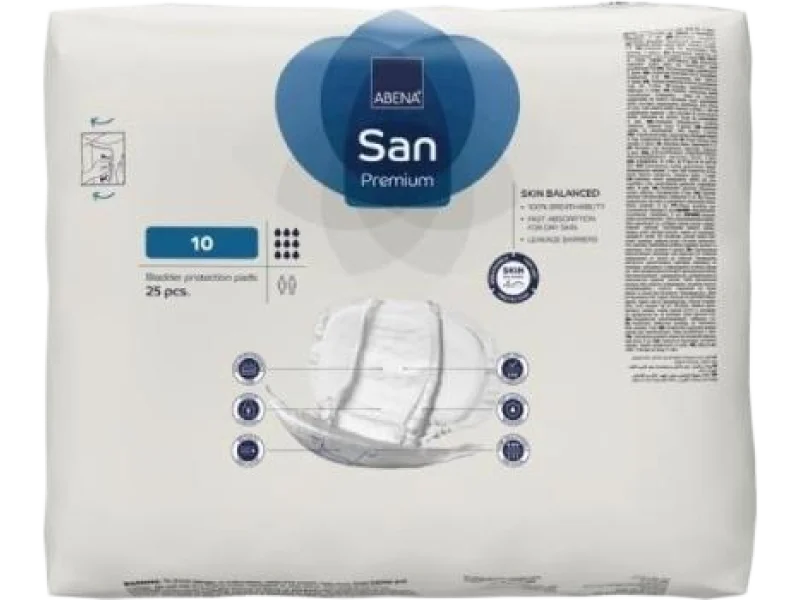 ABENA SAN 10 Premium pieluchy anatomiczne, pieluchomajtki