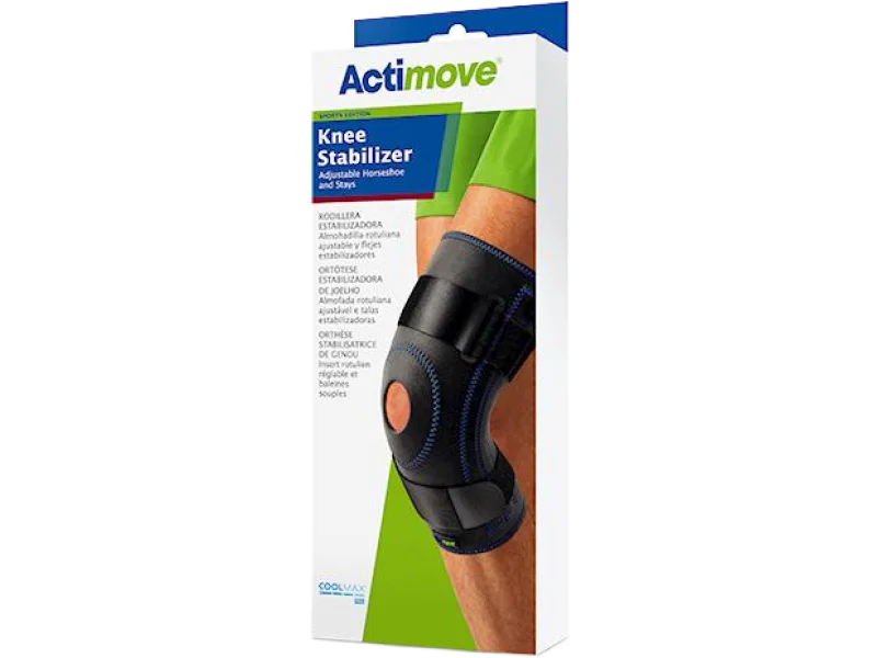 Actimove Sports Edition orteza stawu kolanowego z regulowaną pelotą, sprzęt medyczny