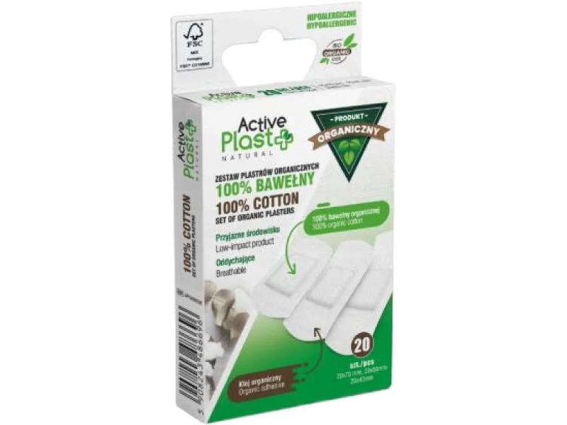 ACTIVE PLAST Plastry organiczne zestaw