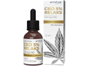 ACTIVLAB CBD 5% Relaks z ashwagandhą, krople