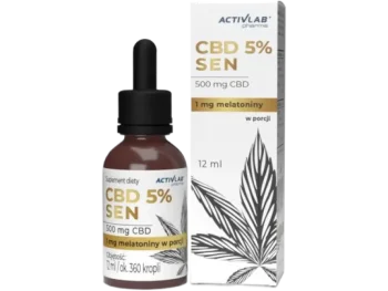 ACTIVLAB CBD 5% Sen z melatoniną, krople