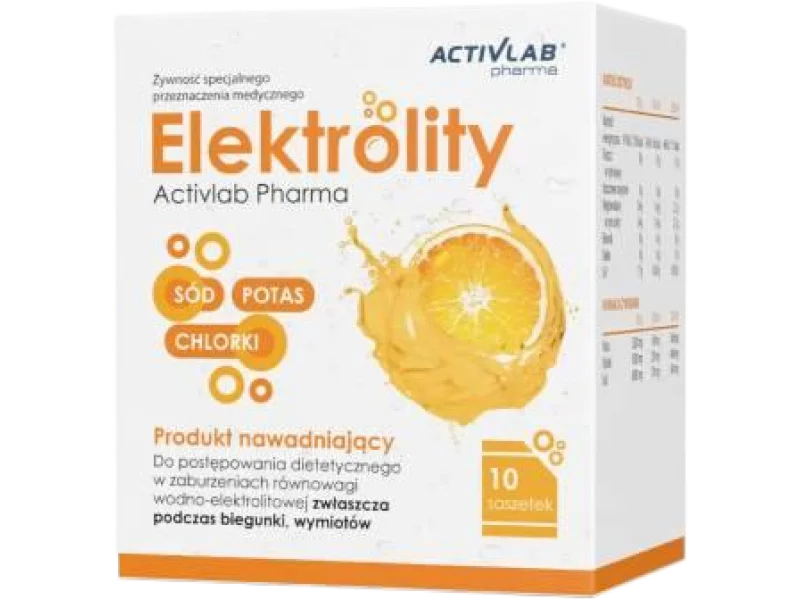 ACTIVLAB Elektrolity smak pomarańczowy, saszetki