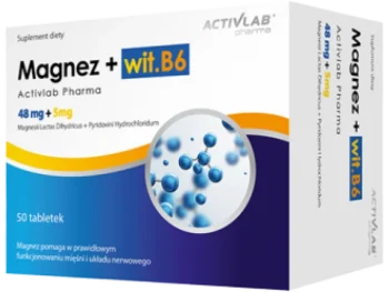 Zdjęcie produktu ACTIVLAB Magnez + Wit. B6, kapsułki