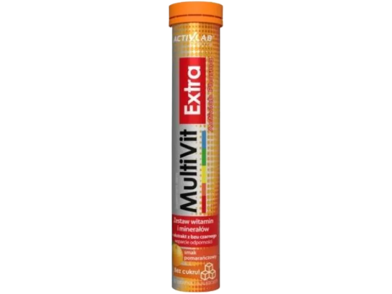 ACTIVLAB MultiVit Extra smak pomarańczowy, tabletki musujące