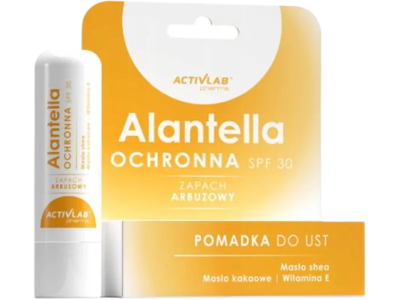 ACTIVLAB PHARMA Alantella Ochronna pomadka do ust SPF30 zapach arbuzowy