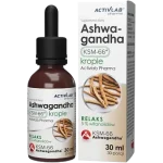 Activlab Pharma Ashwagandha KSM-66, krople, 200 mg/ml