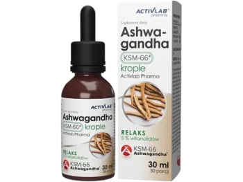 Zdjęcie produktu Activlab Pharma Ashwagandha KSM-66, krople, 200 mg/ml