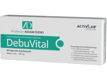 Zdjęcie produktu Activlab Pharma DebuVita Maślan sodu, kapsułki dojelitowe, 300 mg