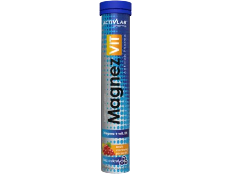 ACTIVLAB PHARMA MagnezVIT czerwona porzeczka, tabletki musujące