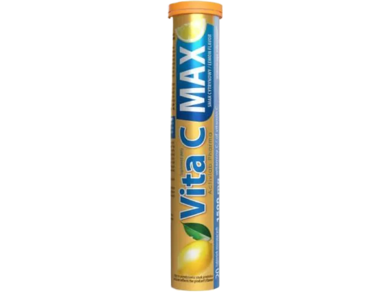 ACTIVLAB Pharma Vita C Max smak cytrynowy, tabletki musujące, 1500 mg