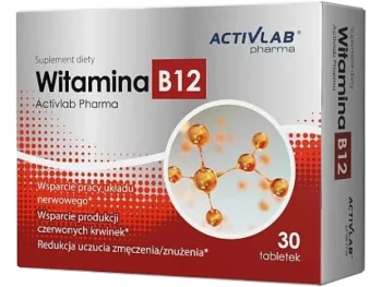 Zdjęcie produktu Activlab Pharma Witamina B12, tabletki, 100 µg