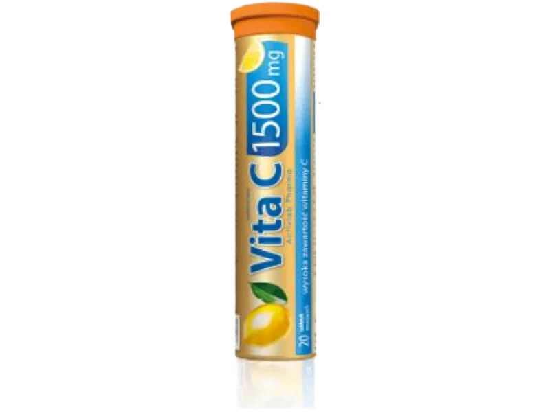 ACTIVLAB Vita C 1500 mg o smaku pomarańczowym, tabletki musujące, 1500 mg