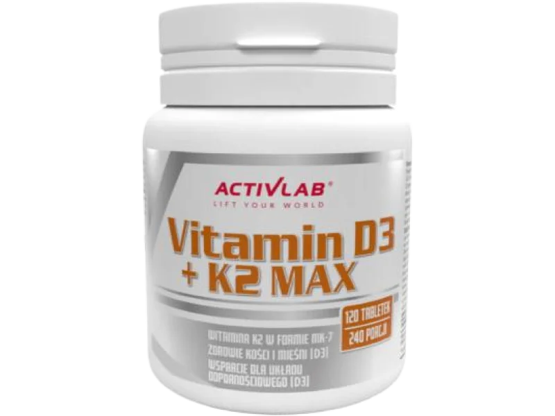 ACTIVLAB Vitamin D3 + K2 Max, tabletki