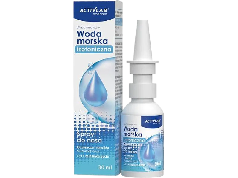 ACTIVLAB Woda morska izotoniczna, spray do nosa