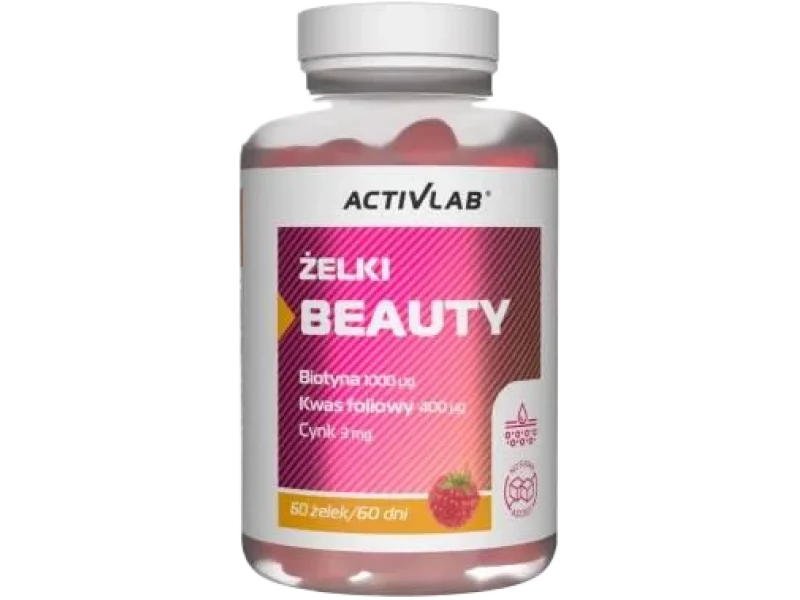 Activlab żelki Beauty o smaku malinowym