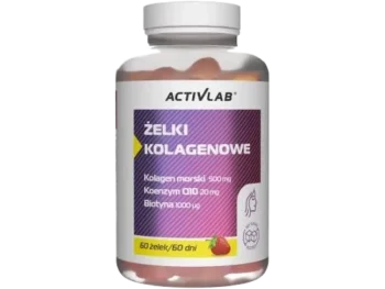 Zdjęcie produktu Activlab Żelki kolagenowe o smaku truskawkowym, żelki