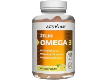 Activlab Żelki Omega 3 o smaku cytrynowym, żelki