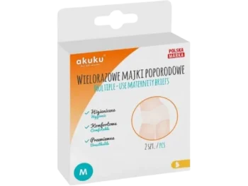 Zdjęcie produktu AKUKU Majtki poporodowe siateczkowe wielorazowe, sprzęt medyczny