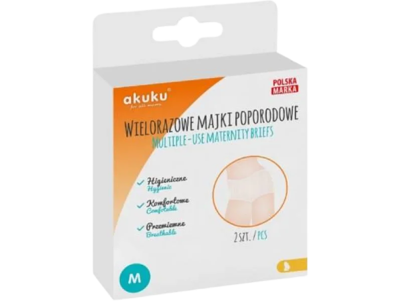 AKUKU Majtki poporodowe siateczkowe wielorazowe, sprzęt medyczny