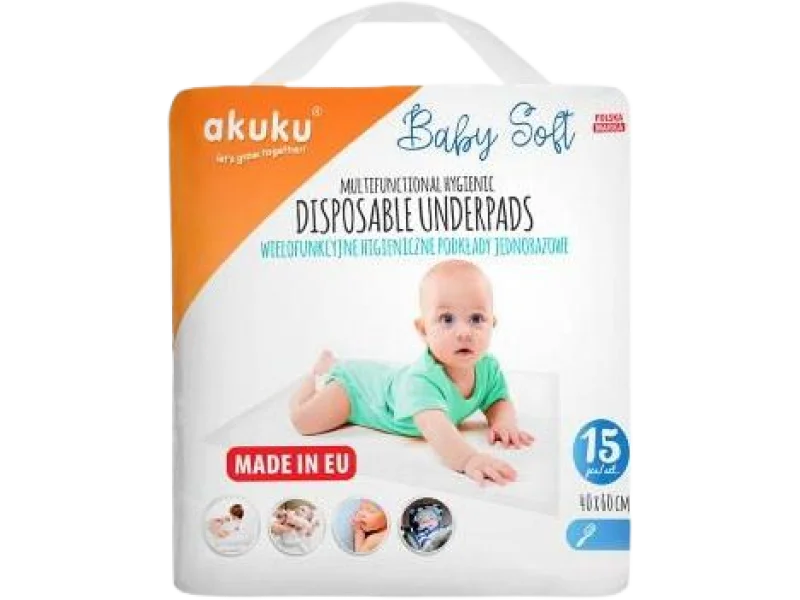 AKUKU Podkład jednorazowy Baby Soft