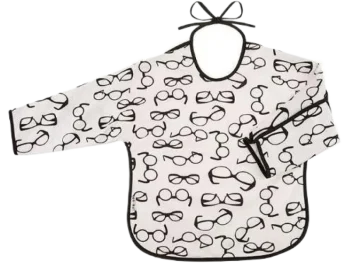 Zdjęcie produktu AKUKU śliniak z rękawem OKULARY