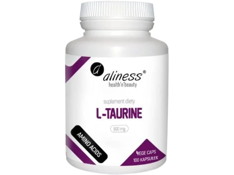 Aliness L-Taurine, kapsułki, 800 mg