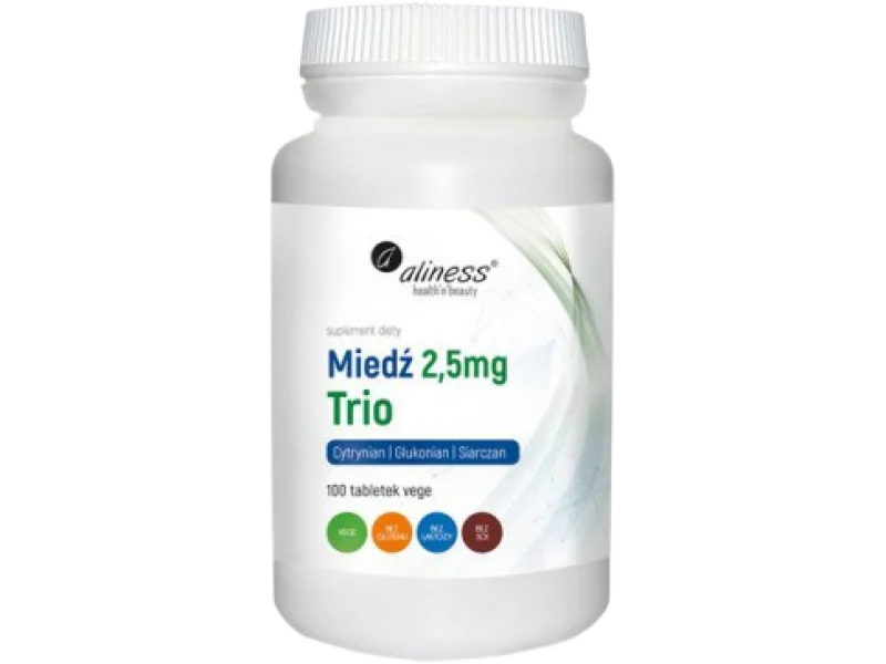 ALINESS Miedź trio, tabletki, 2,5 mg