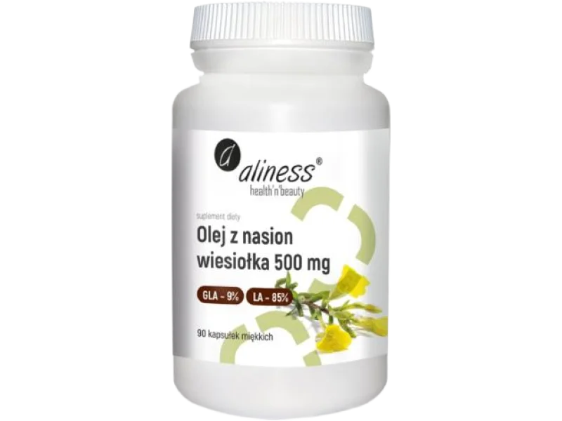 ALINESS Olej z nasion wiesiołka, kapsułki miękkie, 500 mg