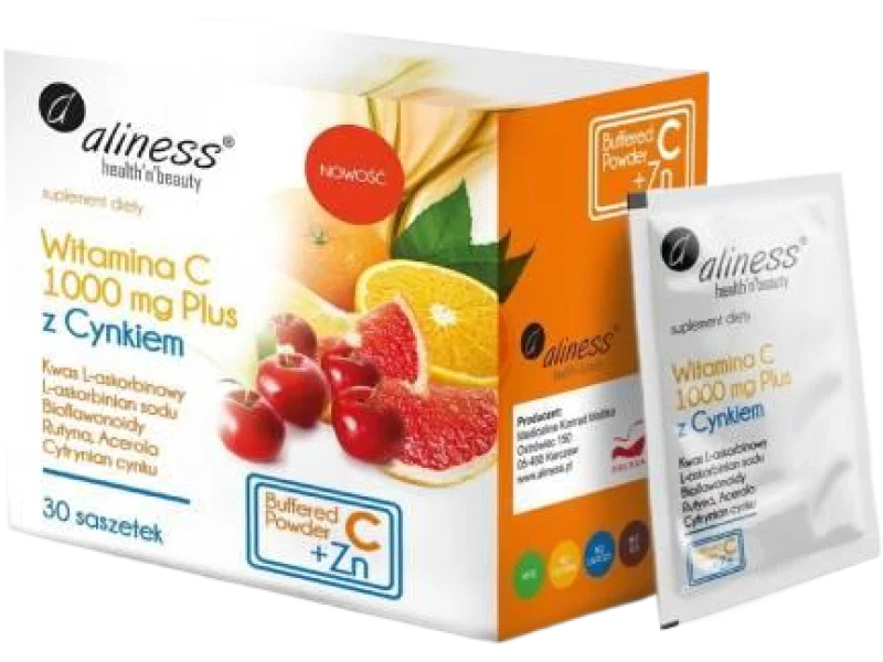 Aliness Witamina C Plus Cynk, saszetki