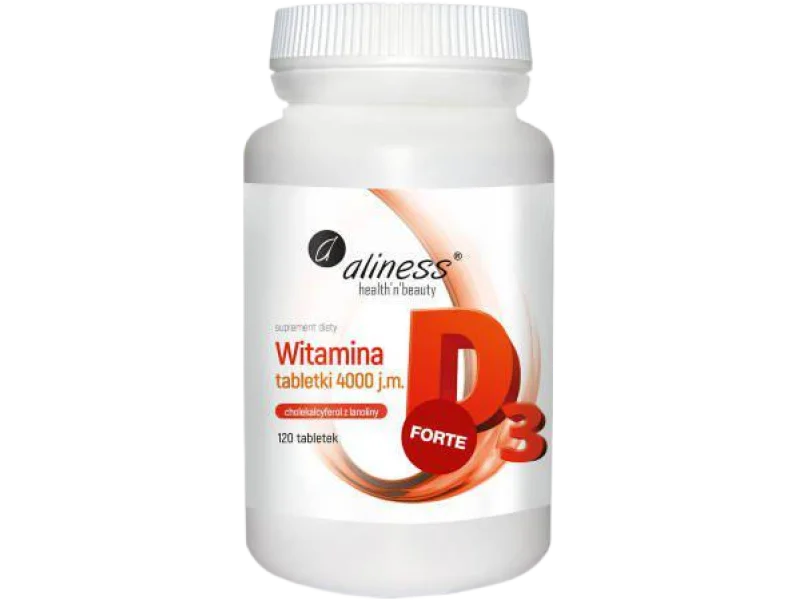 ALINESS Witamina D3 Forte, tabletki, 4000 j.m.