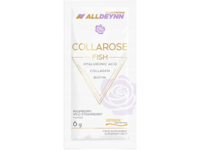 Allnutrition Alldeynn Collarose Fish Kolagen rybi smak malinowo-truskawkowy, proszek